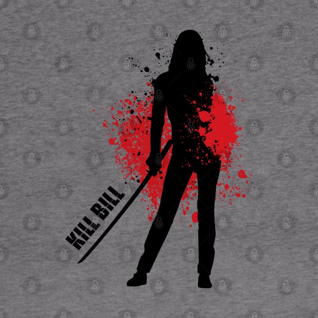 Kill Bill Tarantino Bloody Bride Design by TopTeesShop